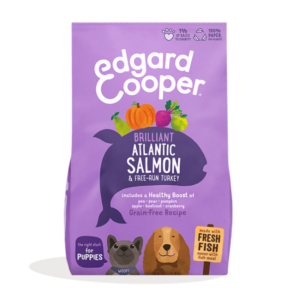 Edgard & Cooper Dog - Salmone e Tacchino - Puppy Discount