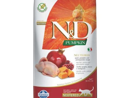 N&D Pumpkin Cat Quaglia Zucca e Melograno Neutered Discount