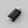 Combination Duplex Outlet Module with 2 USB Ports Fashion