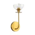 Sylvia 1-Light Bath Wall Light Online Sale