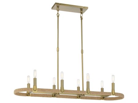 Windward Passage 8-Light Linear Pendant Light Supply