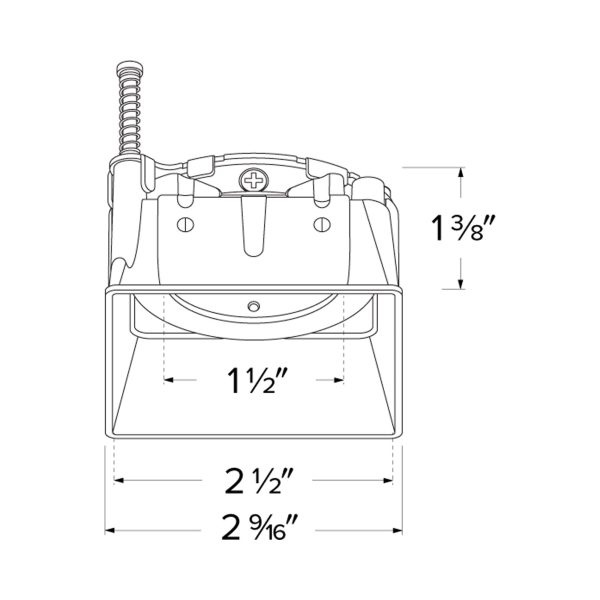 3  Square Trimless Spackle Frame Discount