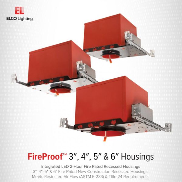 3  New Construction 2-Hour Fire Rated IC Airtight Housing For Cheap