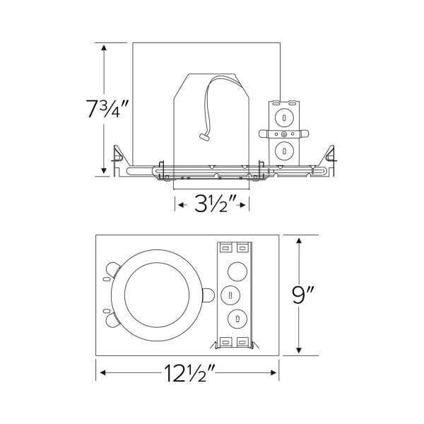 3  New Construction 2-Hour Fire Rated IC Airtight Housing For Cheap