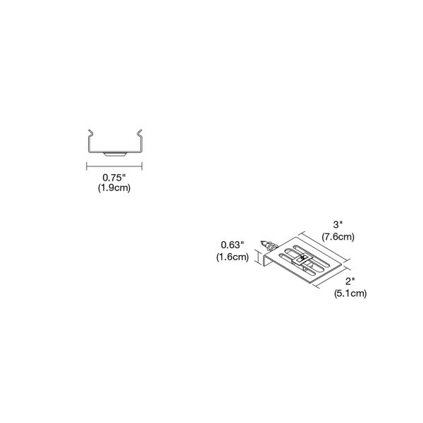 Flex Neon 0.5-Inch Mounting Clips For Discount