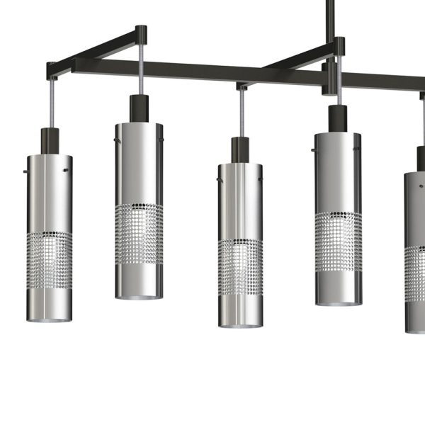 Grid 3 Linear Pendant Light For Sale