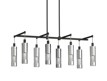 Grid 3 Linear Pendant Light For Sale