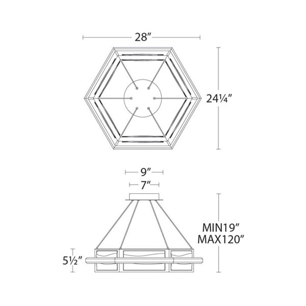 Atlantis LED Pendant Light Supply