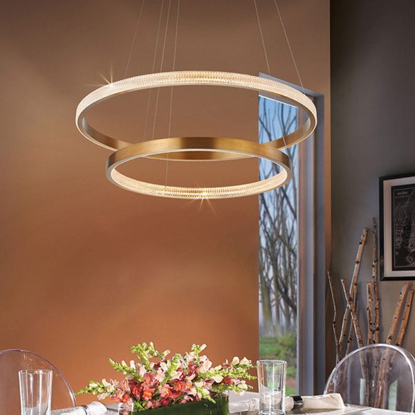 Double Ring LED Chandelier Fashion