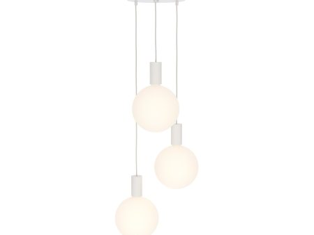 Alumina Sphere V Triple Pendant Light Fashion