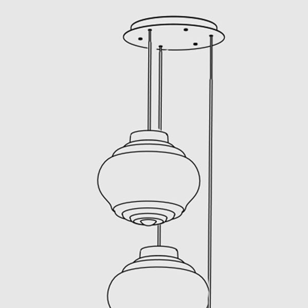 Multi-Light Round Canopy Cheap