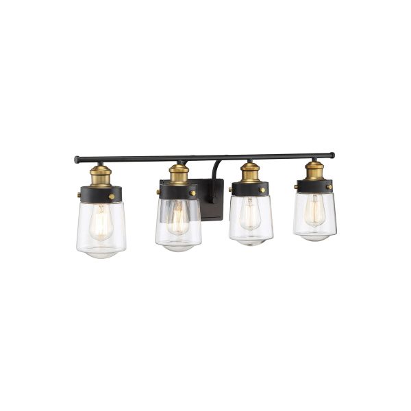 Macauley 4-Light Bathroom Vanity Light Supply