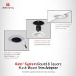 3  Round Flush Mount Trim Adaptor Cheap