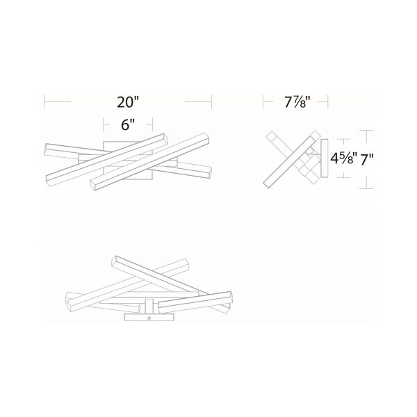 Parallax LED Vanity Wall Light For Cheap