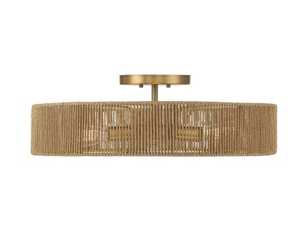 Ashe Semi Flush Mount Ceiling Light For Discount