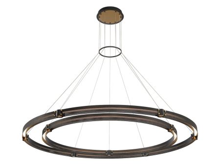 Admiral LED Double Ring Chandelier Online Sale