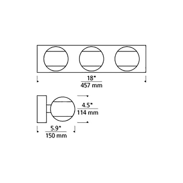 Oko LED Bath Vanity Light For Cheap