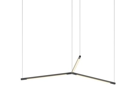 Z-Bar Trio LED Pendant Light Hot on Sale