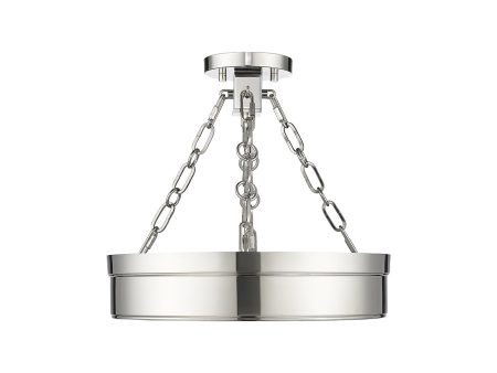 Anders LED Semi Flush Mount Ceiling Light Discount