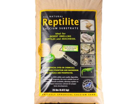 CaribSea All Natural Reptile Calcium Substrate Aztec Gold, 2ea 20 lb (Count of 2) by Caribsea Fashion