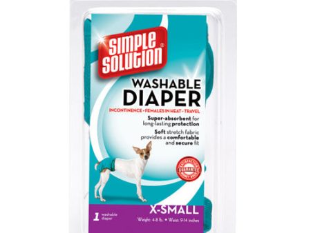 Simple Solution Washable Diaper Blue, 1 Each XS by Simple Solution Hot on Sale