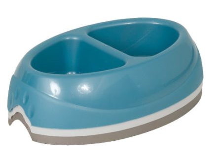 Petmate Ultra Double Diner Dog Bowl Lightweight, Assorted, 1 Each Large by Petmate Online Sale