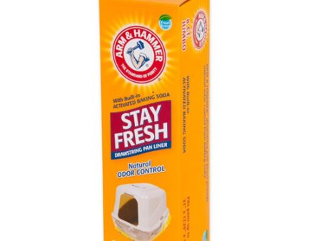 Arm & Hammer Drawstring Liner for Cat Litter Pan Clear, 1 Each 8 Count, Jumbo by Arm & Hammer Discount