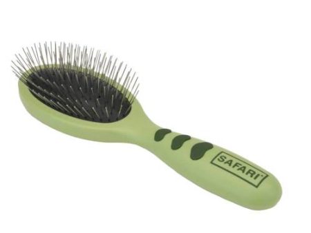 Safari Wire Pin Brush Green, 1 Each Large by Safari Cheap