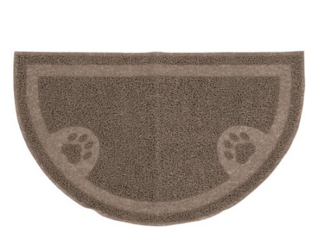 Arm & Hammer Half Circle Cat Litter Mat Pearl Tan, 4 Each One Size (Count of 4) by Arm & Hammer For Sale