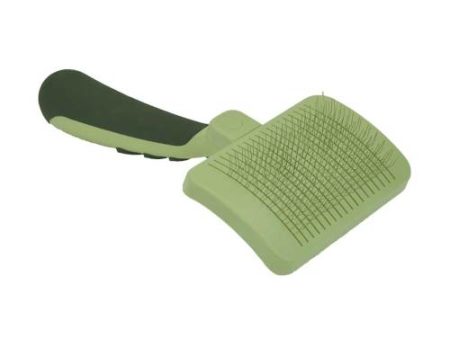 Safari Cat Self-Cleaning Slicker Brush Green, 1 Each One Size by Safari Cheap