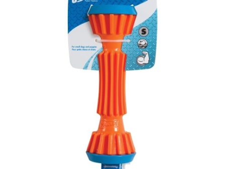 Chuckit! Rugged Bumper Dog Toy Blue Orange, 1 Each Small by Chuckit! on Sale