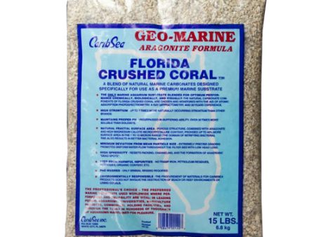 CaribSea Geo-Marine Florida Crushed Coral Substrate 1 Each 15 lb by Caribsea For Discount