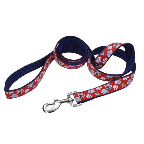 Ribbon Nylon Dog Leash Red, 1 Each 1 In X 6 ft by San Francisco Bay Brand Online Sale